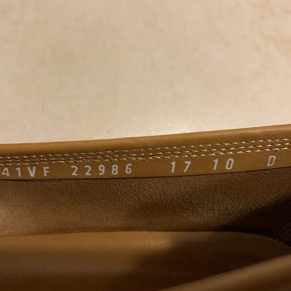 Salvatore Ferragamo Prato Loafers Tan Leather 10 D - Picture 9 of 9